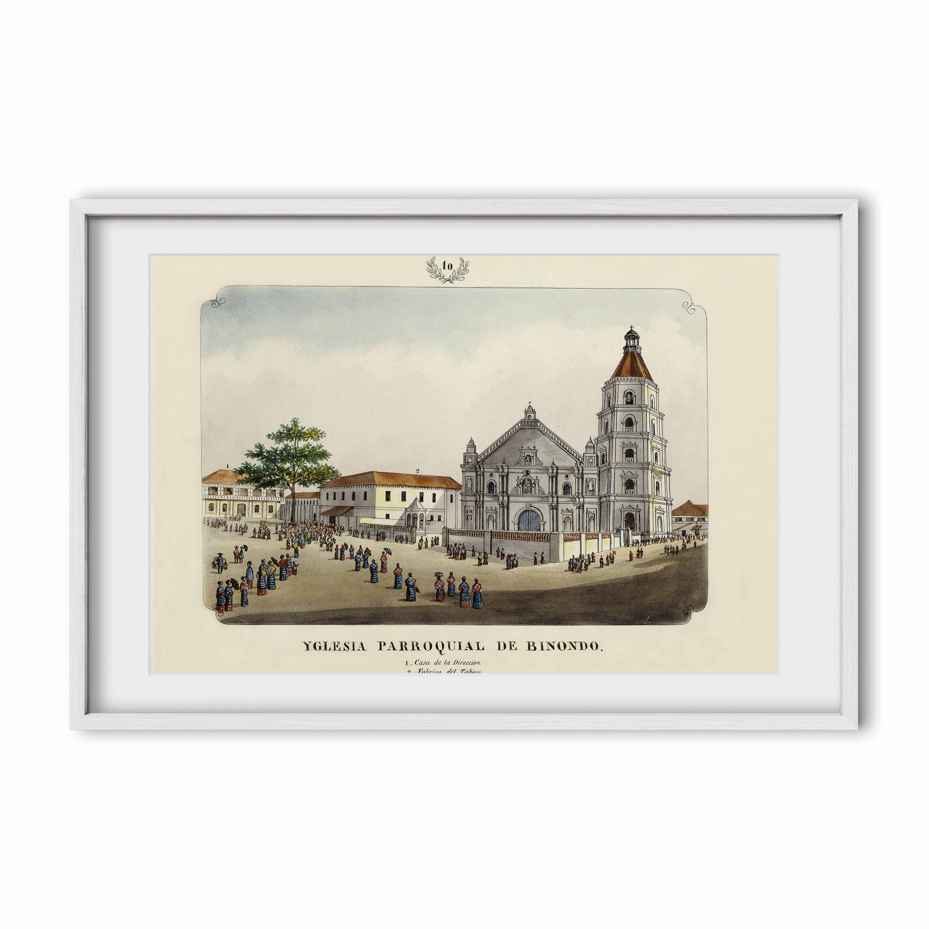 Iglesia Parroquial de Binondo, 1847 by José Honorato Lozano