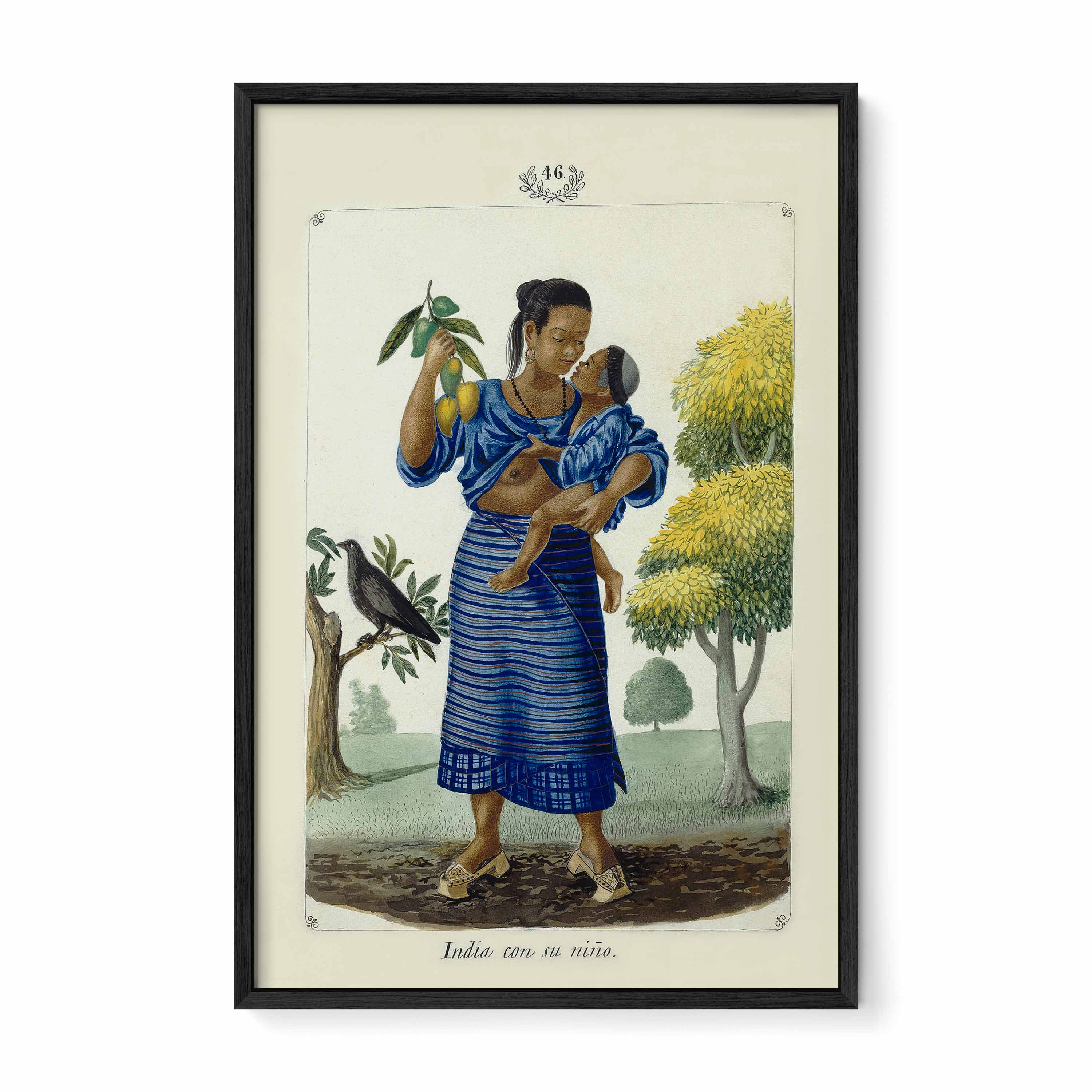India con su Niño by José Honorato Lozano