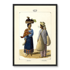 Lechera y Panadero, 1847 by José Honorato Lozano