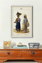 Lechera y Panadero, 1847 by José Honorato Lozano