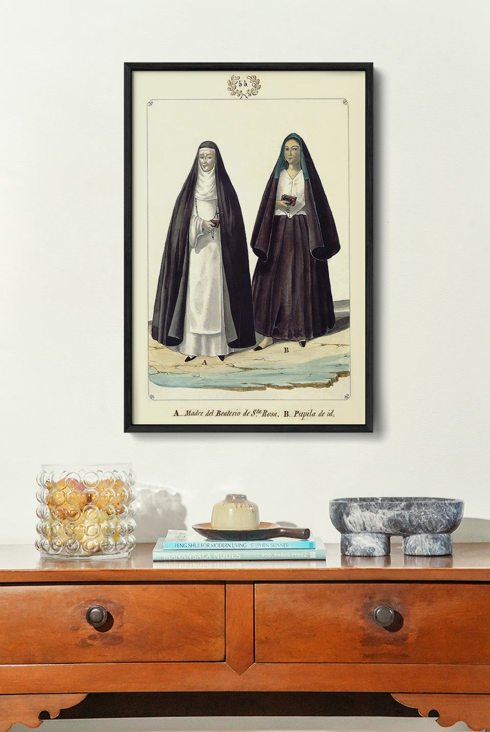Madre del Beaterio de Santa Rosa y una Pupila by Jose Honorato Lozano