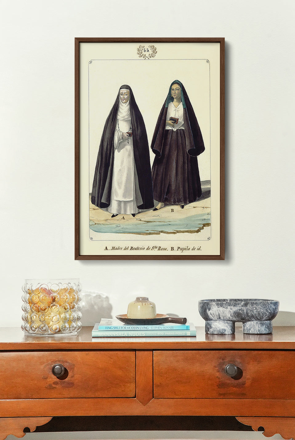 Madre del Beaterio de Santa Rosa y una Pupila by Jose Honorato Lozano