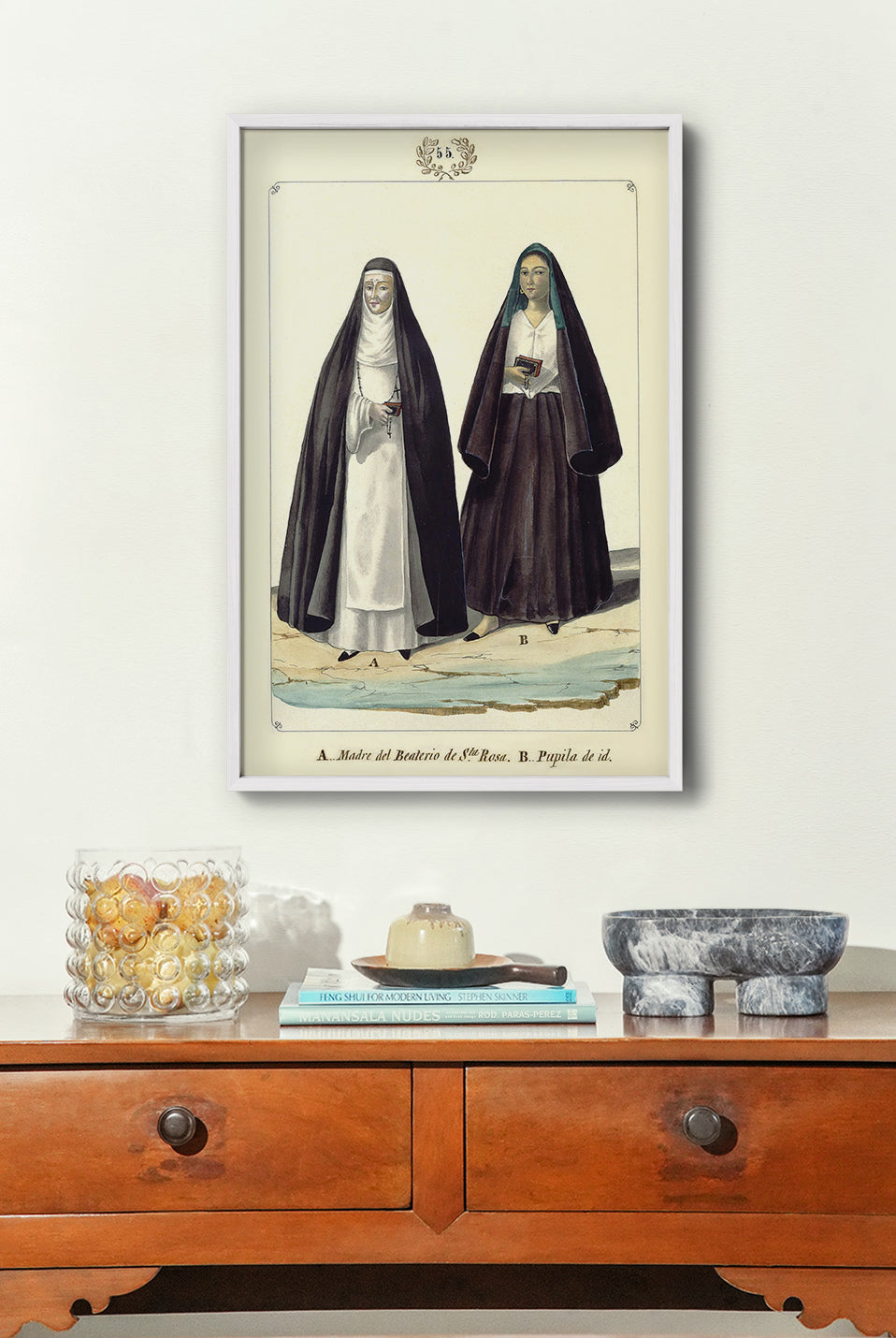 Madre del Beaterio de Santa Rosa y una Pupila by Jose Honorato Lozano
