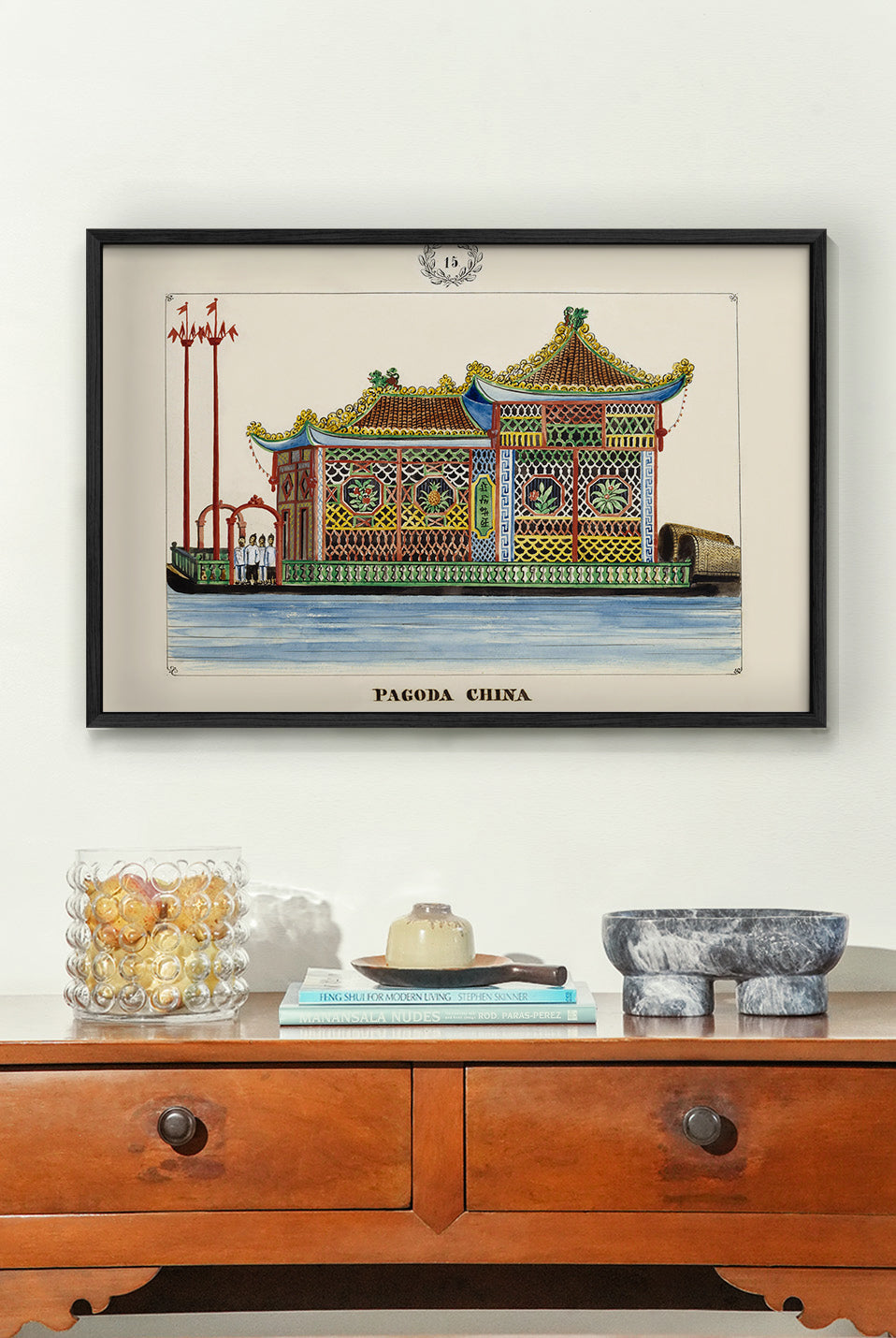 Pagoda China, 1847 by José Honorato Lozano
