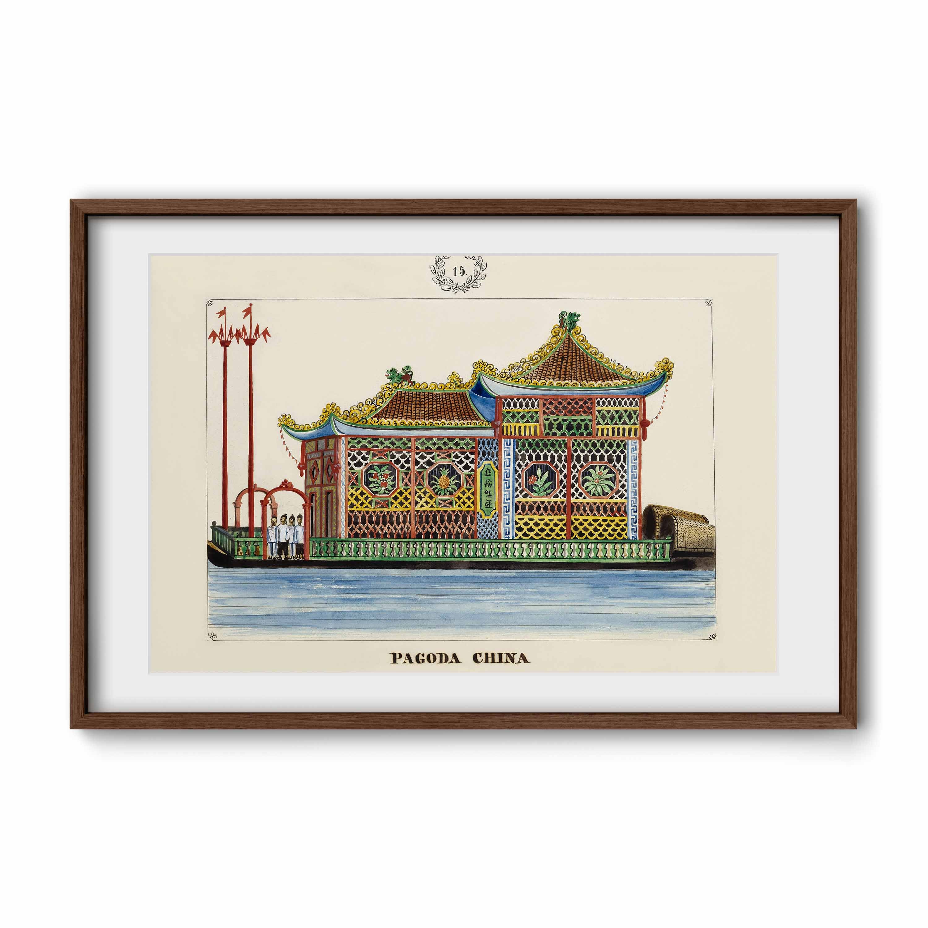 Pagoda China, 1847 by José Honorato Lozano