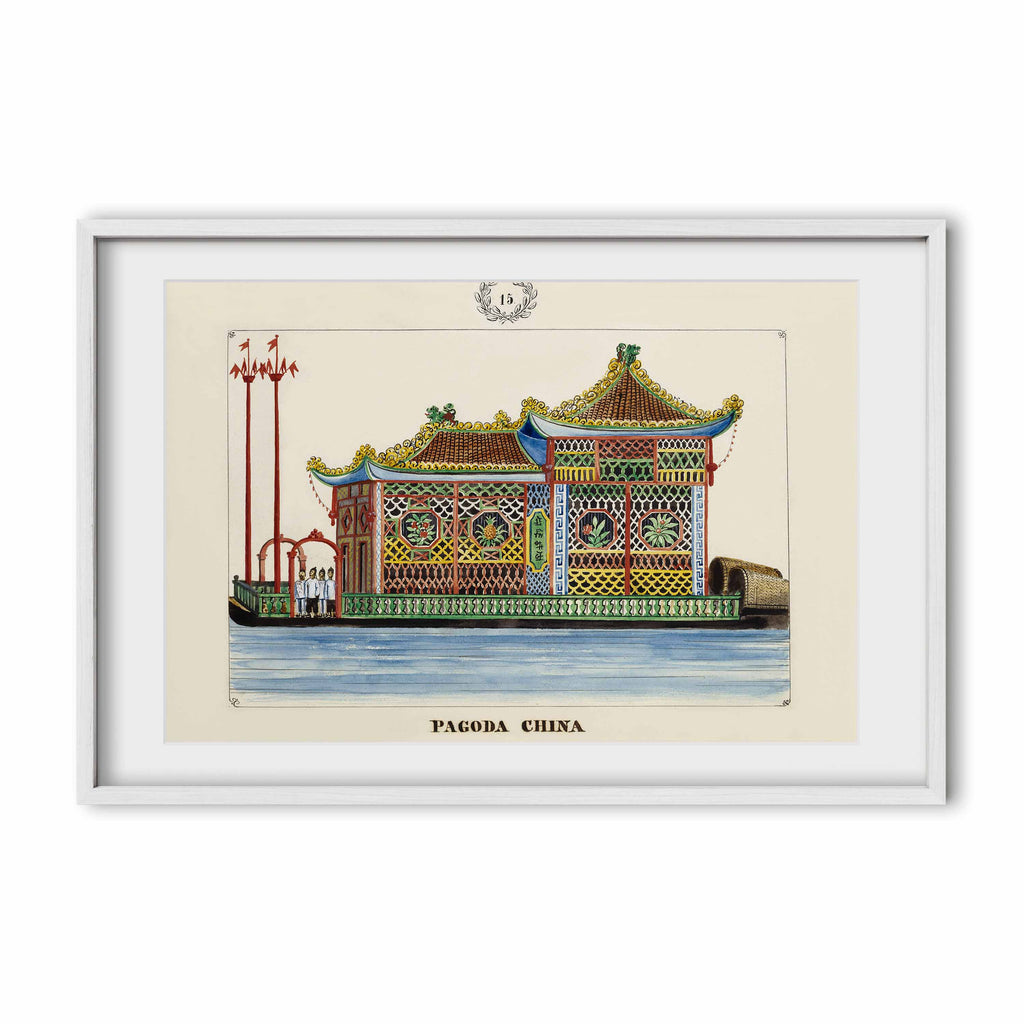 Pagoda China, 1847 by José Honorato Lozano