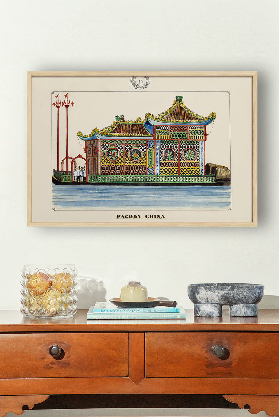 Pagoda China, 1847 by José Honorato Lozano