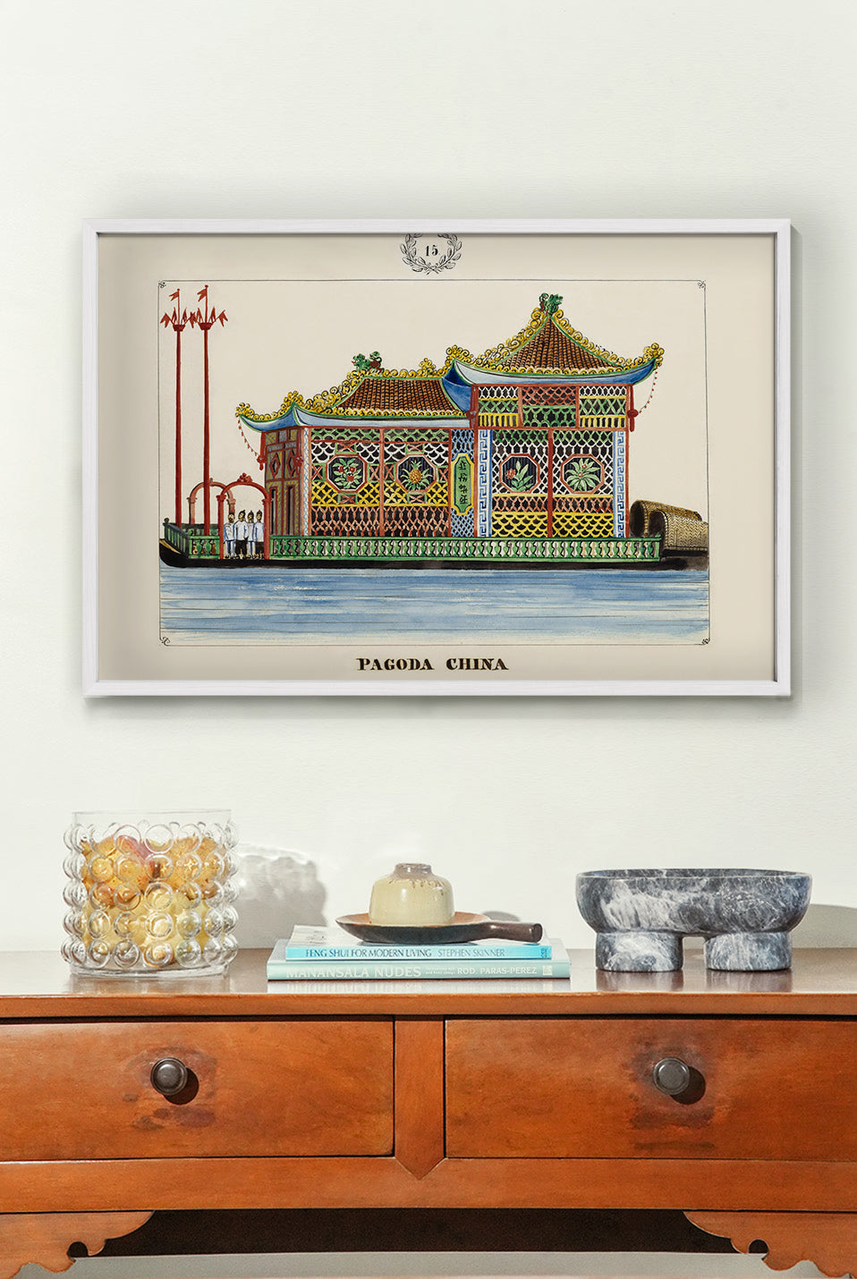 Pagoda China, 1847 by José Honorato Lozano