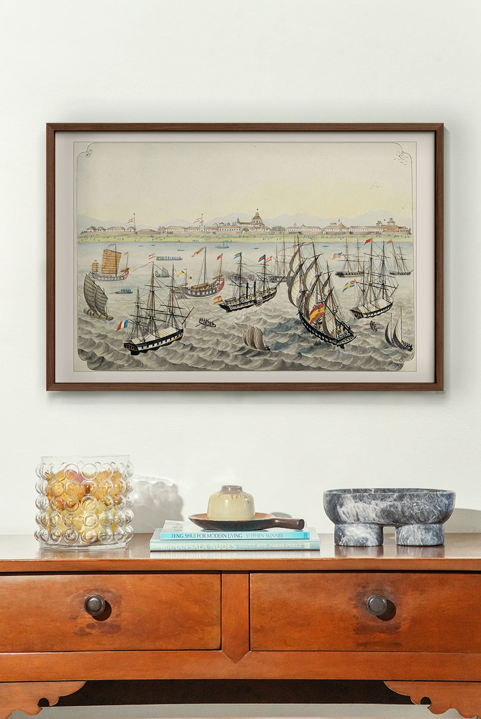 Vista de Manila desde la bahía, 1847 by José Honorato Lozano