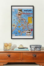 Map of the Philippine Islands, 1945