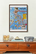 Map of the Philippine Islands, 1945