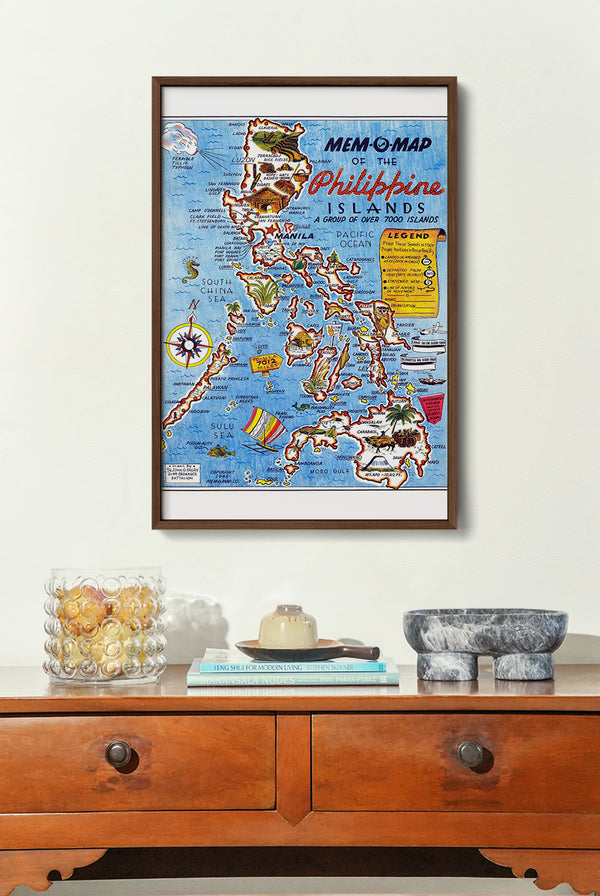 Map of the Philippine Islands, 1945