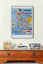 Map of the Philippine Islands, 1945