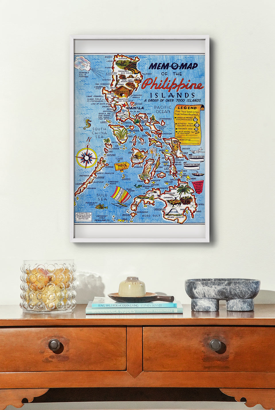 Map of the Philippine Islands, 1945