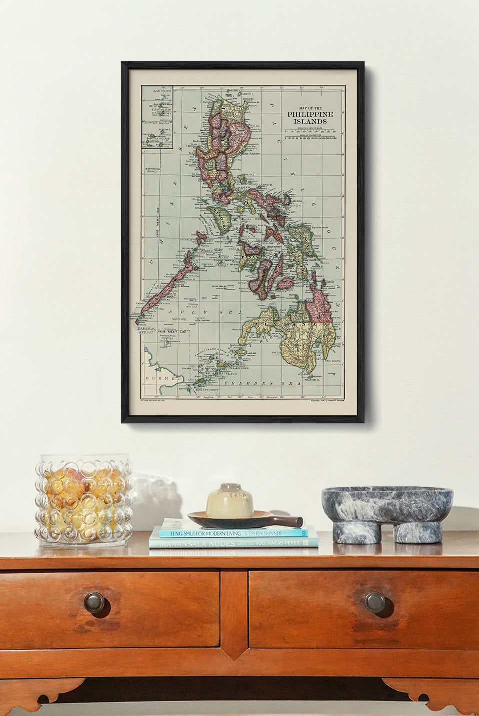 The Philippines Island Map - 1906