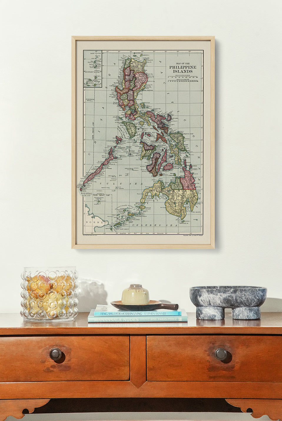 The Philippines Island Map - 1906