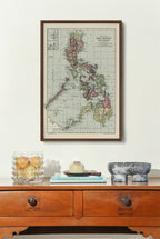 The Philippines Island Map - 1906