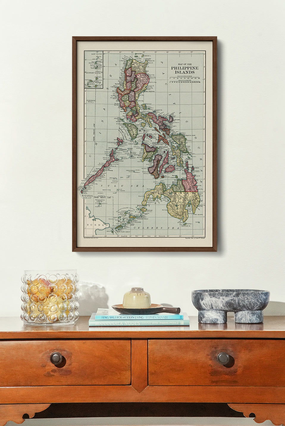 The Philippines Island Map - 1906