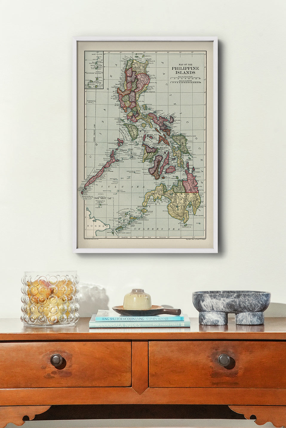 The Philippines Island Map - 1906