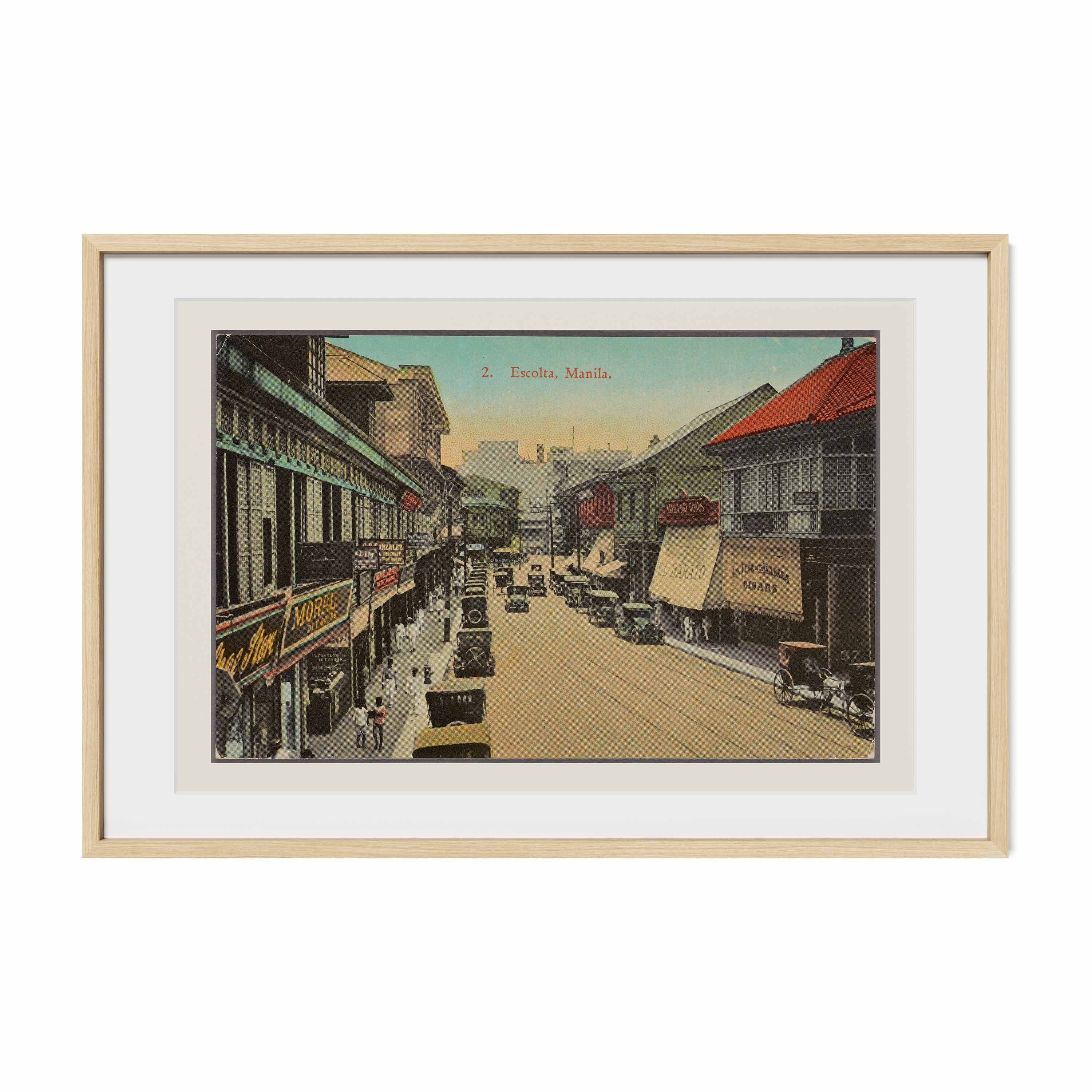 Escolta, Manila, 1922 - Philippine Vintage Postcard