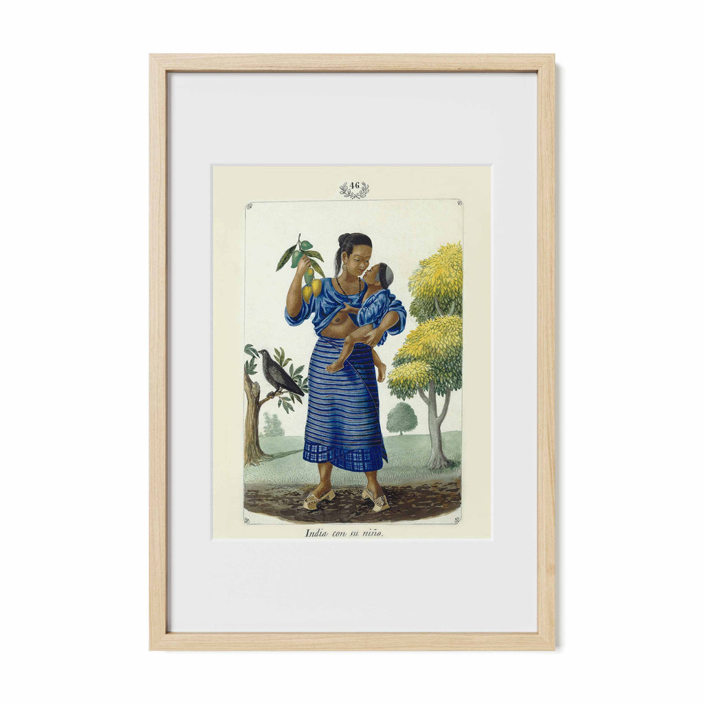 India con su Niño by José Honorato Lozano