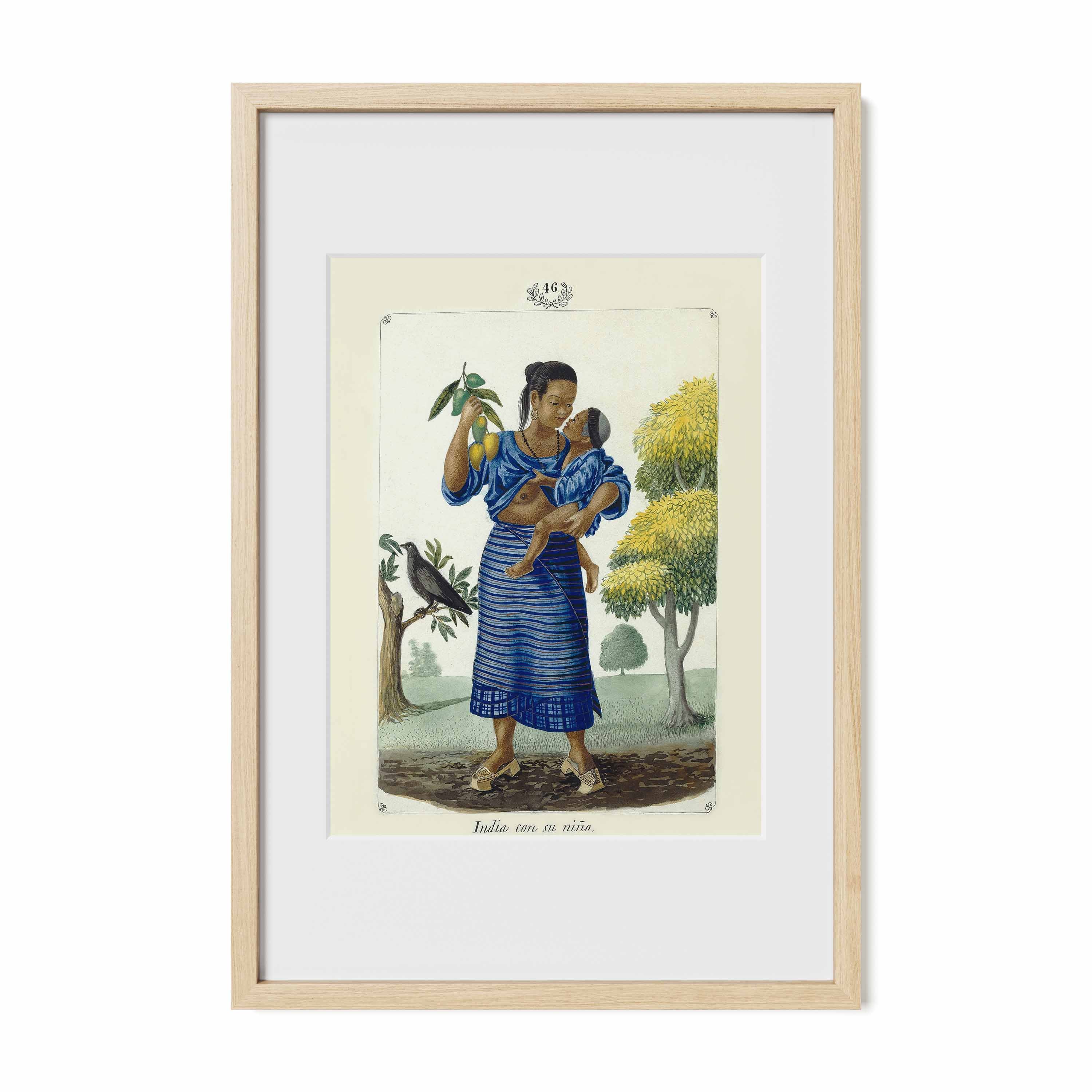 India con su Niño by José Honorato Lozano