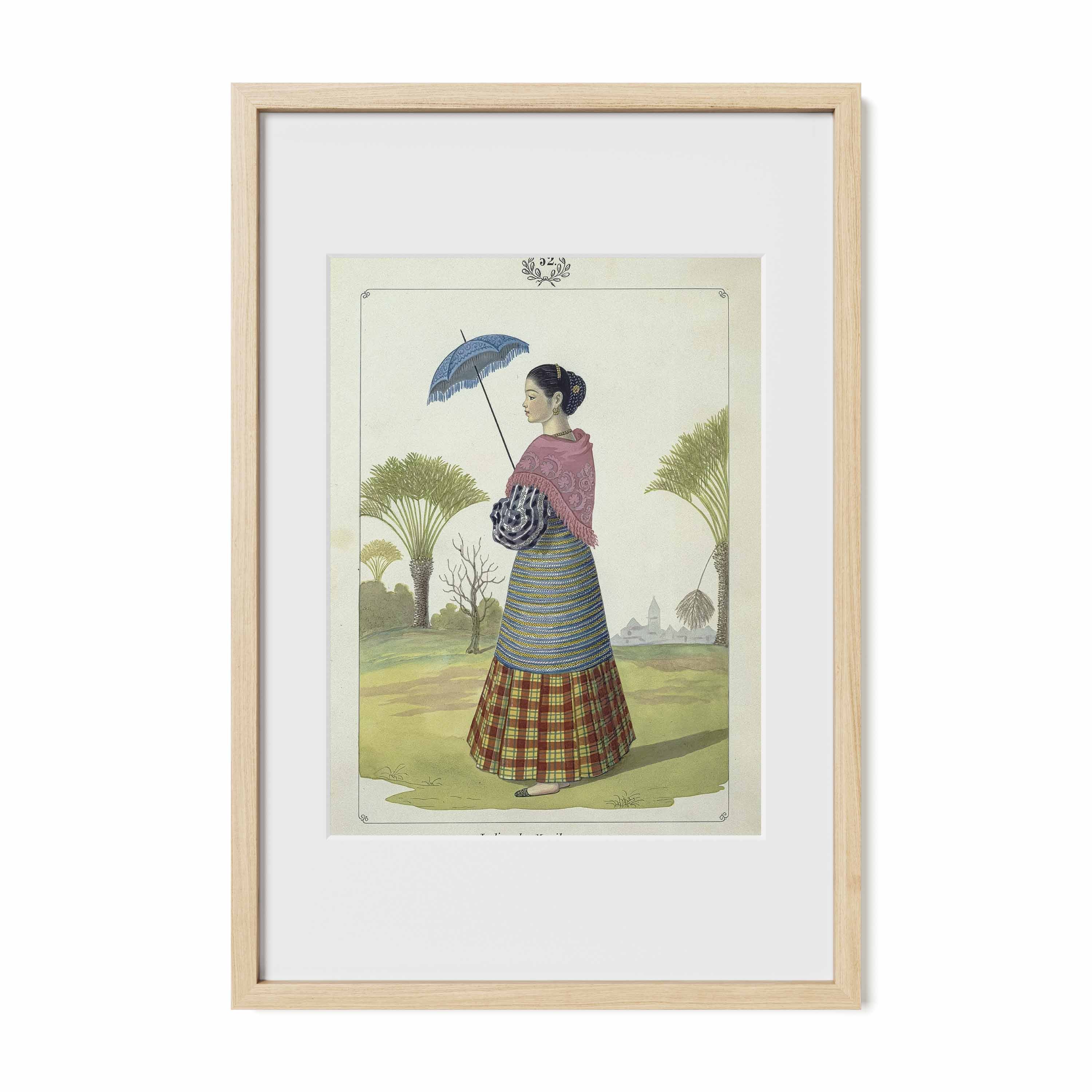 India de Manila, 1847 by José Honorato Lozano