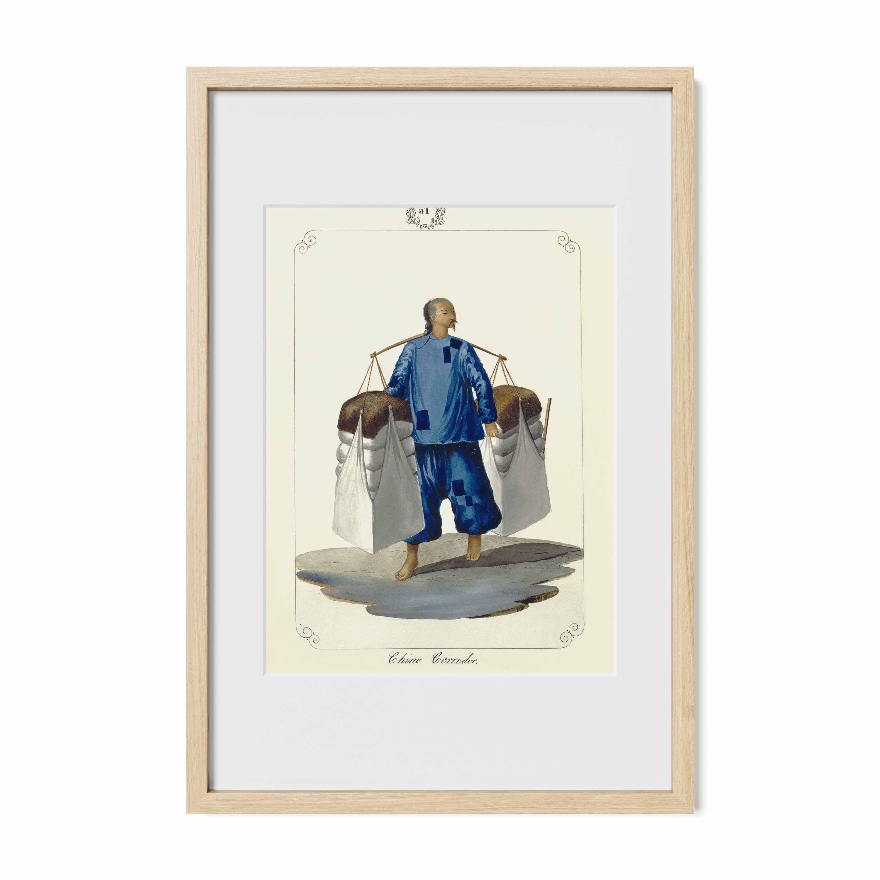 Chino Corredor, 1847 by José Honorato Lozano
