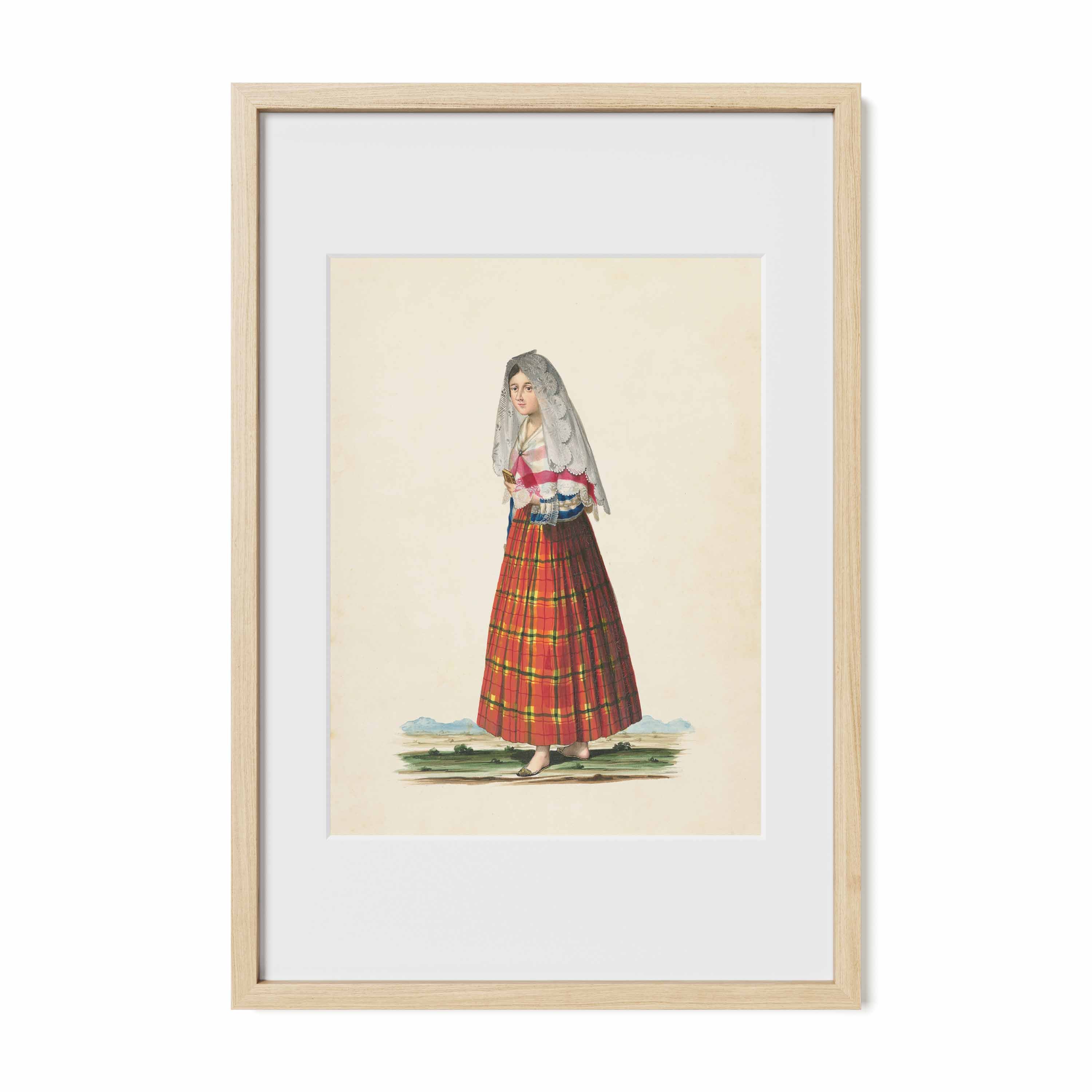 A Señorita Walking to Church in the Daytime by Justiniano Asuncion