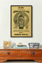 Ginebra Doble Extra Ayala - Philippine Vintage Poster