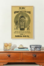 Ginebra Doble Extra Ayala - Philippine Vintage Poster