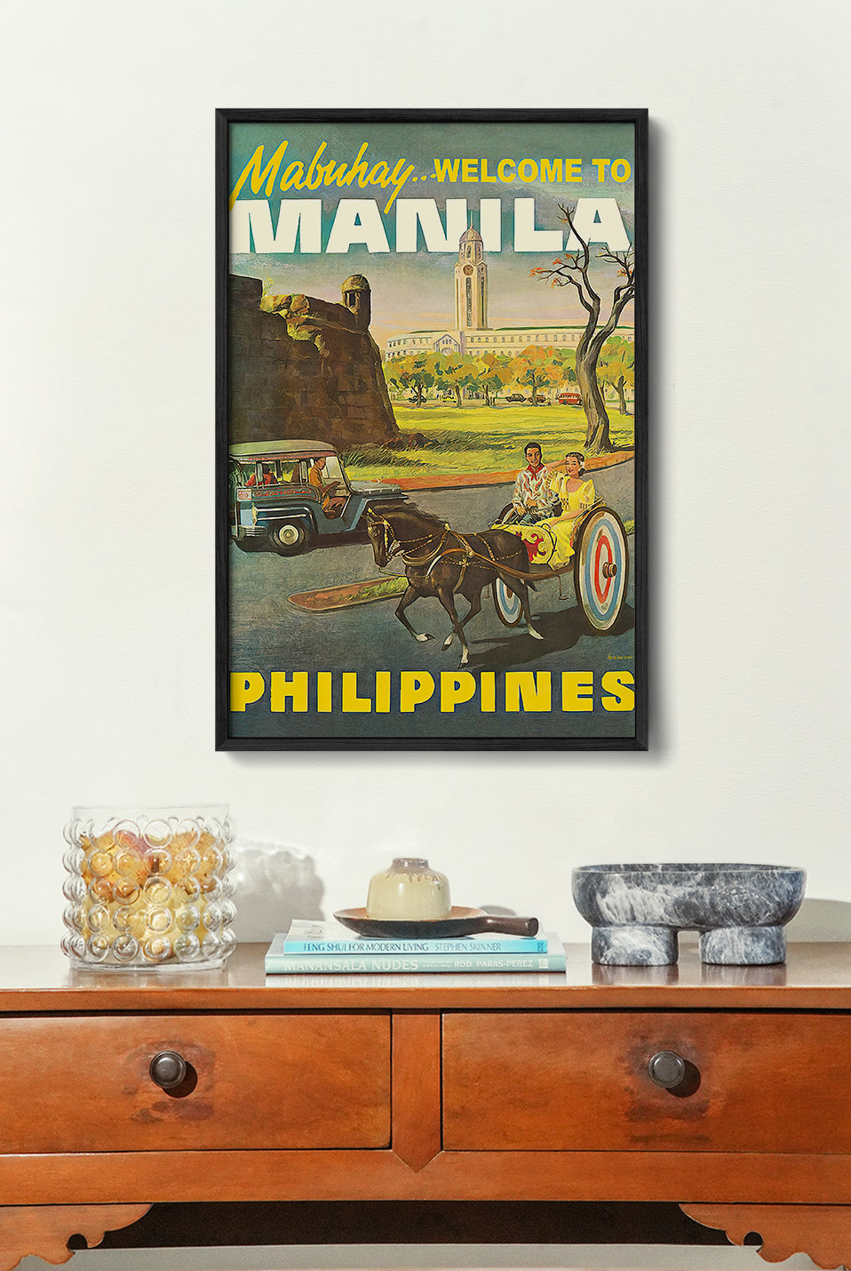 Mabuhay Welcome to Manila - Philippine Vintage Poster