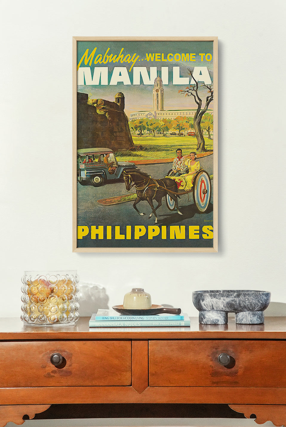 Mabuhay Welcome to Manila - Philippine Vintage Poster