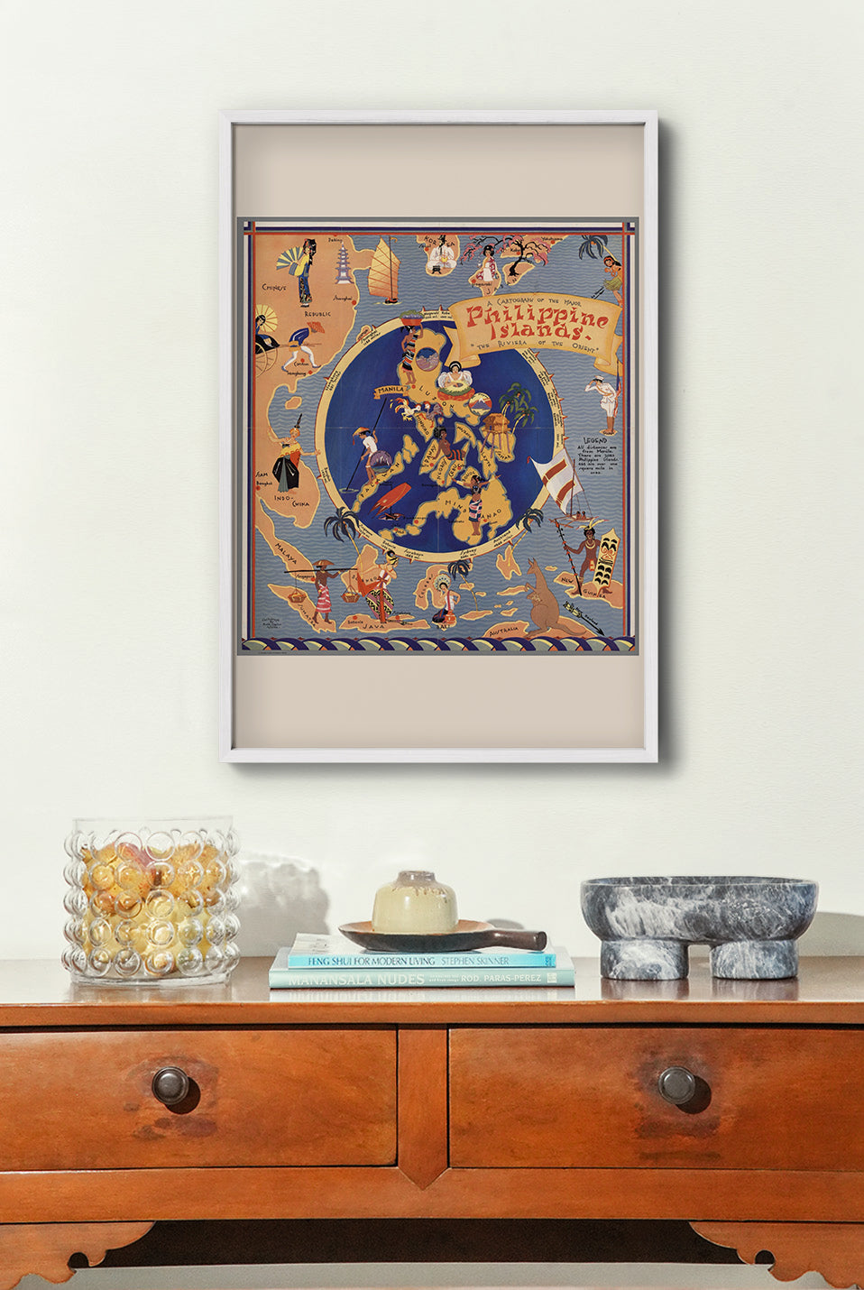 Cartography of the Philippine Islands - Vintage map
