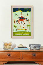 Mabuhay Miles Philippine Air Lines - Philippine Vintage Travel Poster