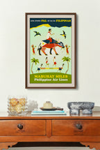 Mabuhay Miles Philippine Air Lines - Philippine Vintage Travel Poster