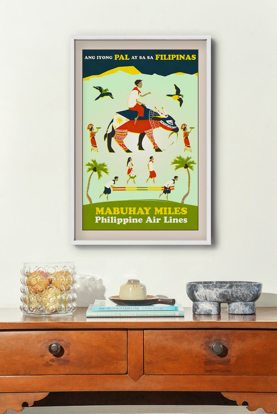 Mabuhay Miles Philippine Air Lines - Philippine Vintage Travel Poster