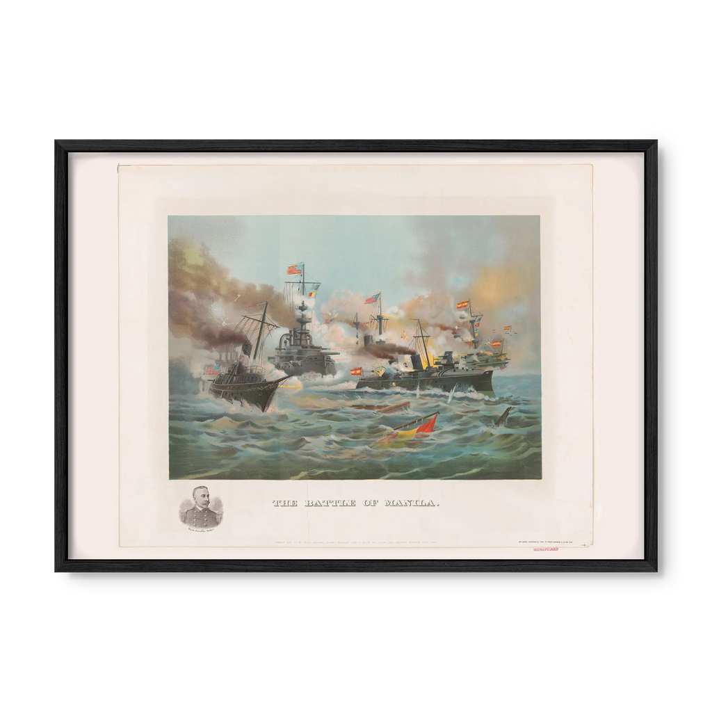 The Battle of Manila, 1898 - Philippine Vintage Print