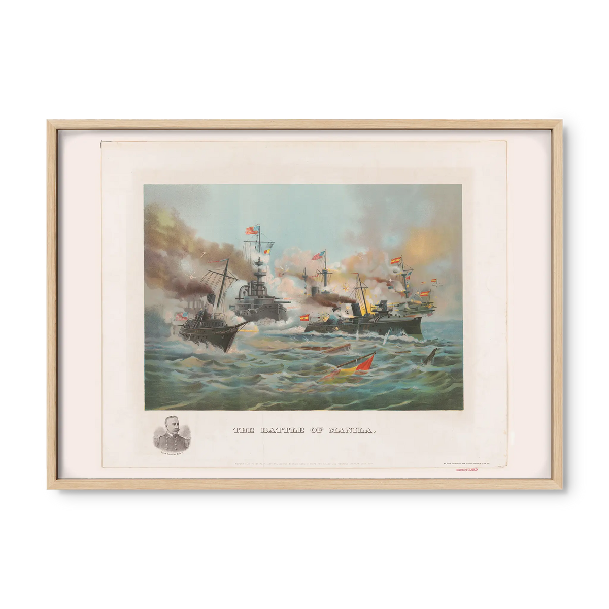 The Battle of Manila, 1898 - Philippine Vintage Print