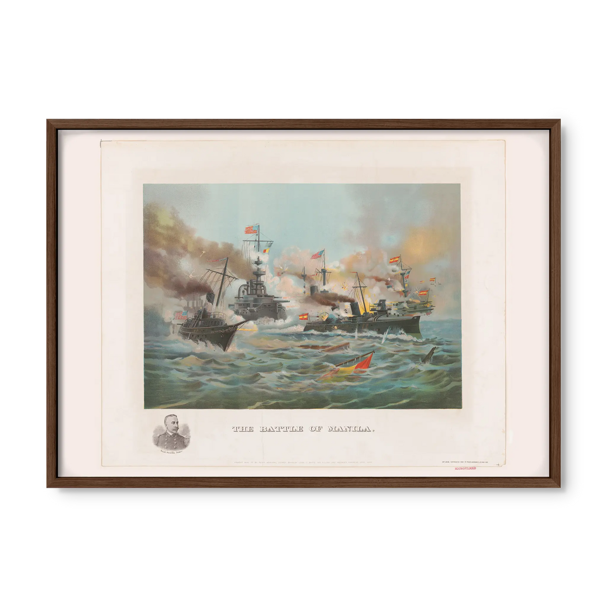 The Battle of Manila, 1898 - Philippine Vintage Print