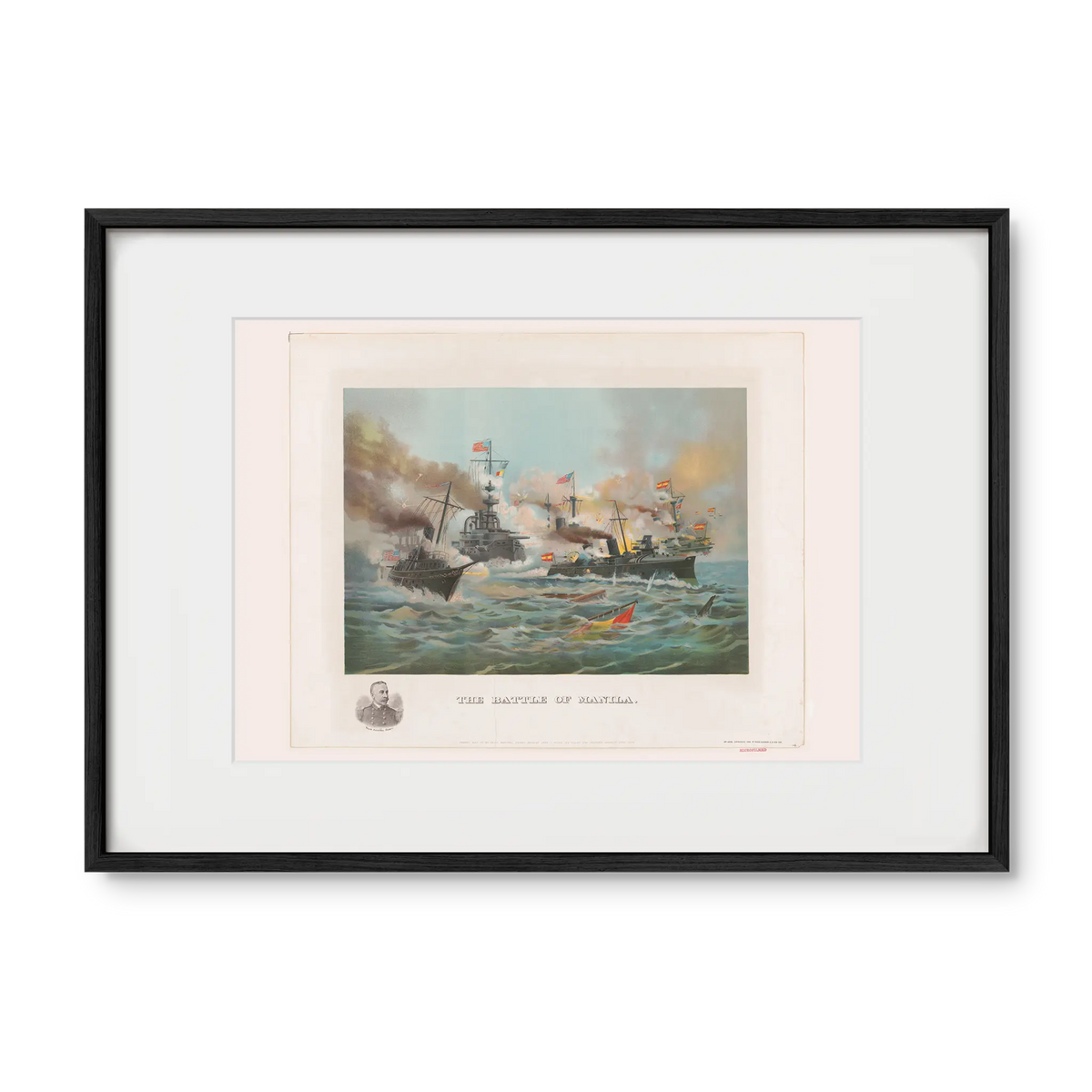 The Battle of Manila, 1898 - Philippine Vintage Print