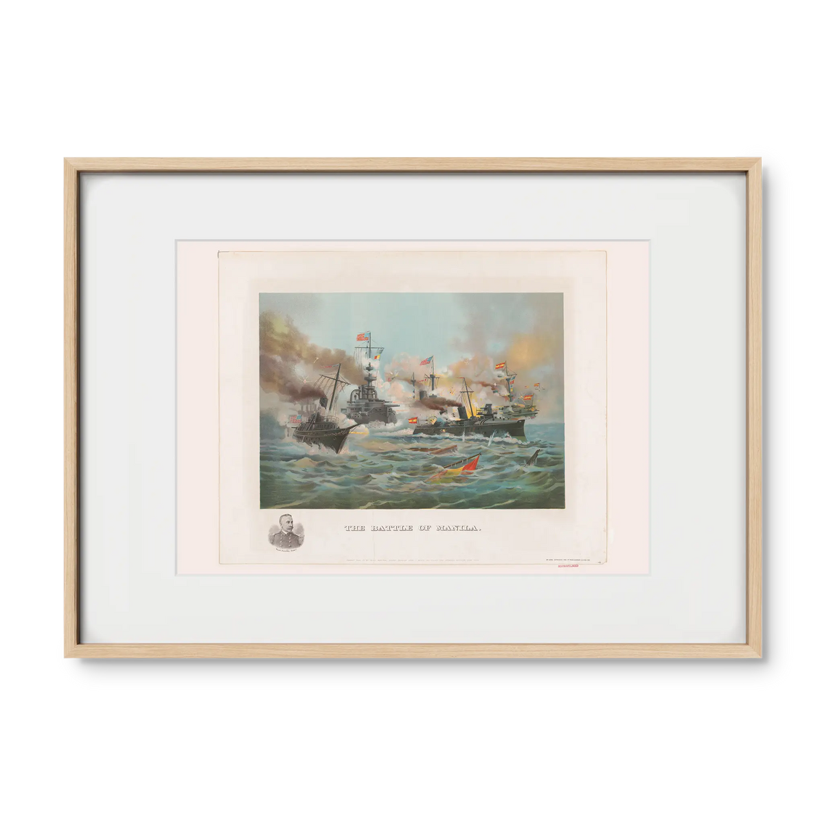The Battle of Manila, 1898 - Philippine Vintage Print