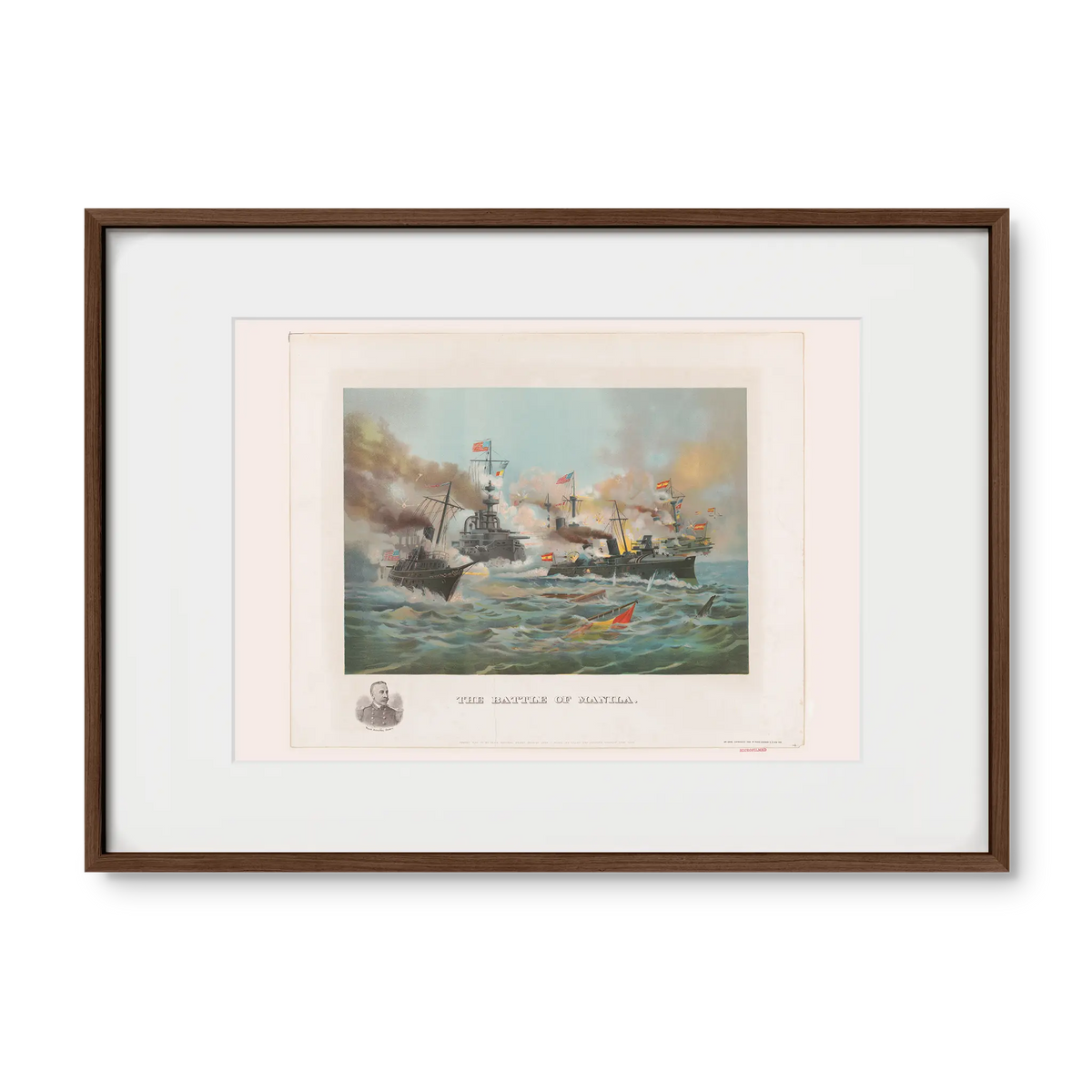 The Battle of Manila, 1898 - Philippine Vintage Print
