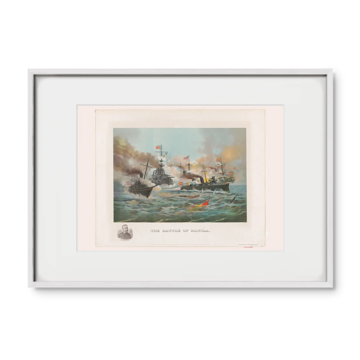 The Battle of Manila, 1898 - Philippine Vintage Print