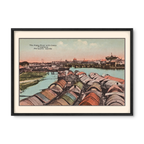 The Pasig River with Casco Freighters, c. 1910 by Denniston's, Manila