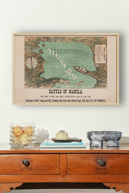 Battle of Manila, 1898 - Philippine Vintage Game Board