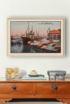 Lower Pasig River, 1907 - Philippine Vintage Postcard