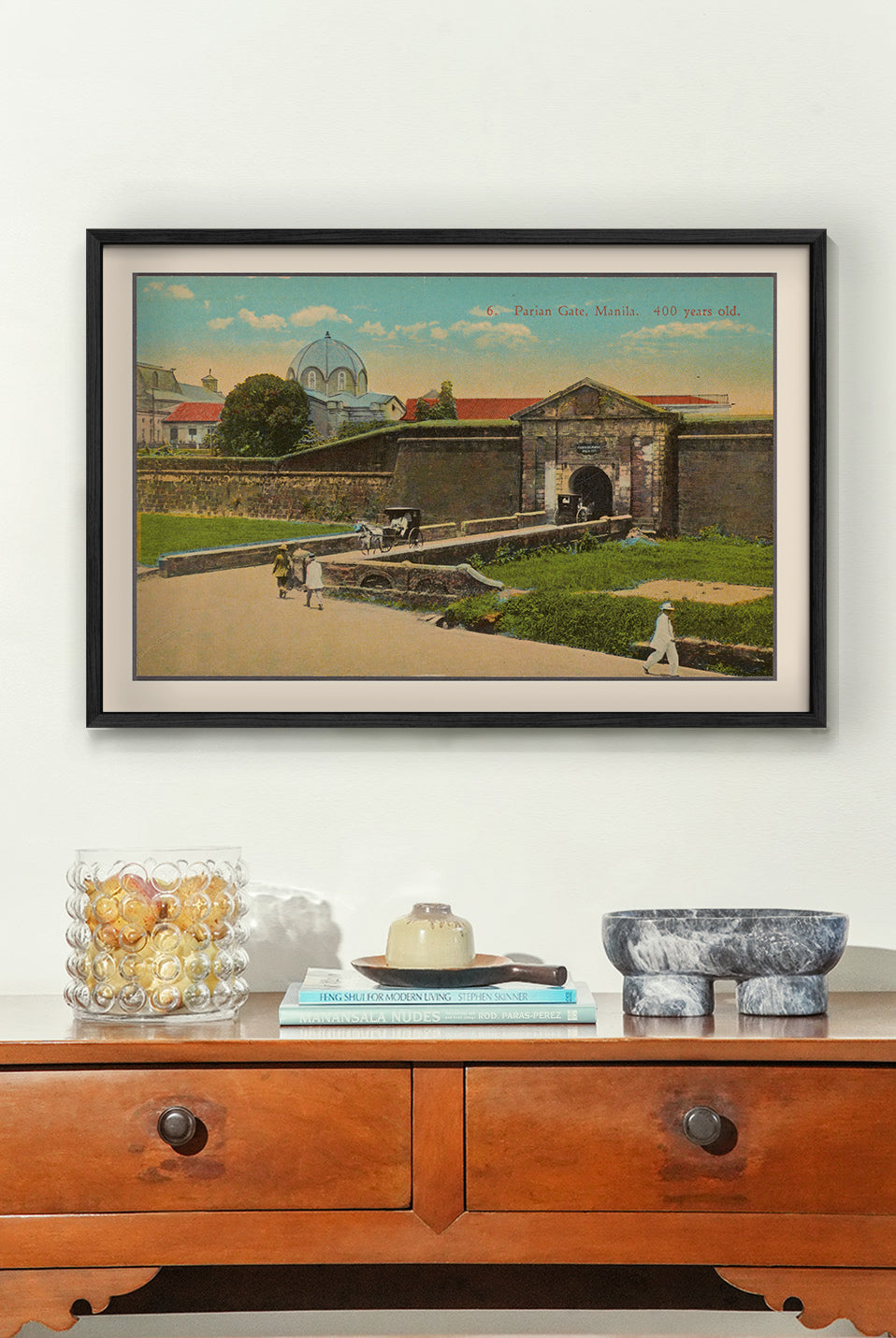 Parian Gate, Manila, 1922 - Philippine Vintage Architectural Print