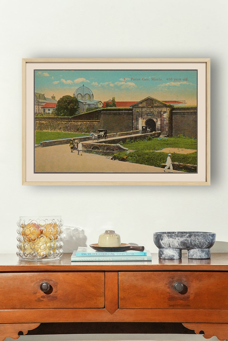 Parian Gate, Manila, 1922 - Philippine Vintage Architectural Print