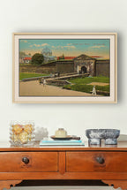 Parian Gate, Manila, 1922 - Philippine Vintage Architectural Print